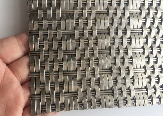پانل های مش سیمی بافته شده معماری فلزی SS316 Deco با قطر تار 1.5 x 2 میلی متر