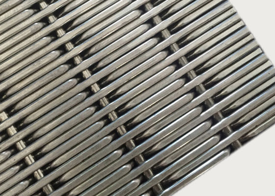 پانل های مش سیم بافته شده از جنس استنلس استیل SUS 304 با قطر 2 میلی متر 17.5 میلی متر تار