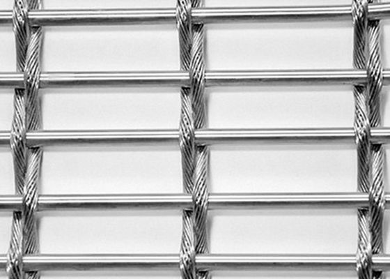 Blind Elegance Metal Divider تزئینی بافته شده با مش سیم چین دار معماری