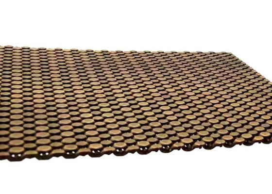 تورهای تزئینی برنجی عتیقه مشبک بافته شده معماری SS304 برای روکش فلزی