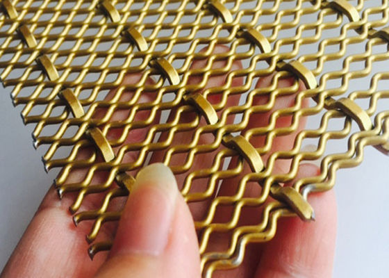 4.5mm نما تزئینی بافته شده مش سیم 4.0m X 2.0m