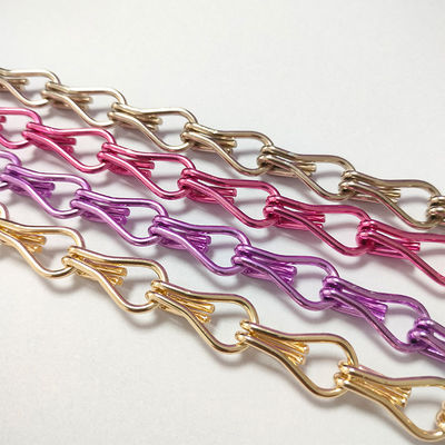 زنجیره قلاب آلومینیوم تزئینات خانگی کنترل آفات سفارشی هتل پارتیشن قلاب آلومینیوم تولید کنندگان پرده گنجی عمده فروشی