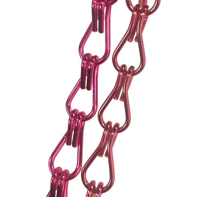 آلومینیوم 20mm زنجیر فلزی پرده انعطاف پذیر تزئینی سیم میش برای اتاق تقسیم