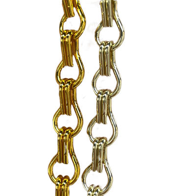 24mm فاصله زنجیره ای آلومینیوم زنجیر پرنده صفحه نمایش آسان برای نصب ریل لوازم شامل