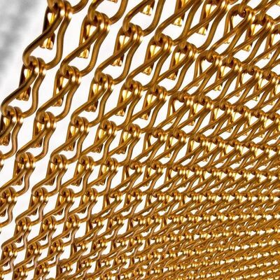 فاصله زنجیره ای 24 میلی متری از آلومینیوم با نصب آسان و تهویه ی خوب برای حفاظت از حشرات