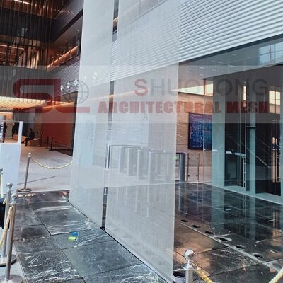 اندازه باز شدن قابل تنظیم مقاوم در برابر خوردگی پنل شبکه معماری فولاد ضد زنگ دست ساز برای نمای و داخلی